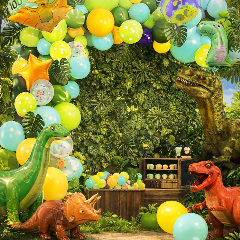 100 Parça Doğum Günü Balon Konsepti - Happy Birthday Seti ENG-B1089