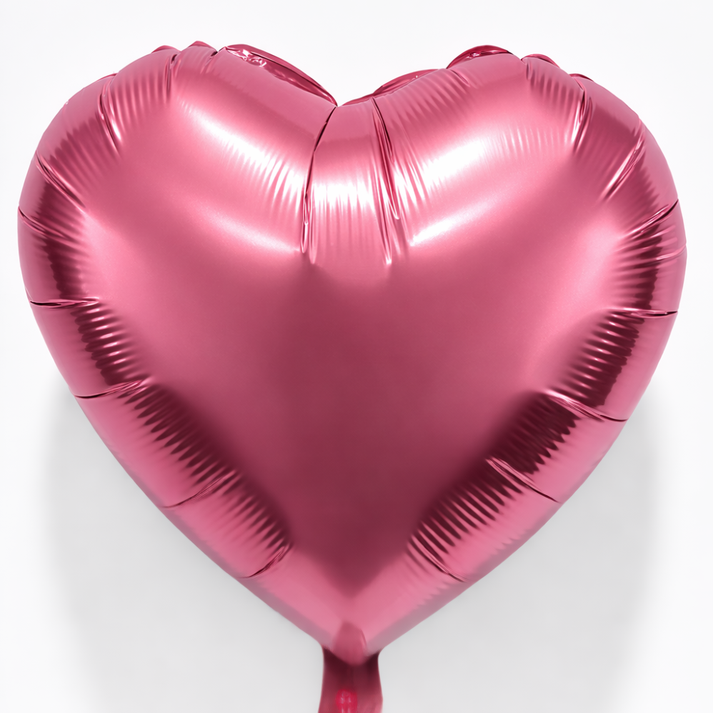 18 İnç Pembe Kalp Folyo Balon