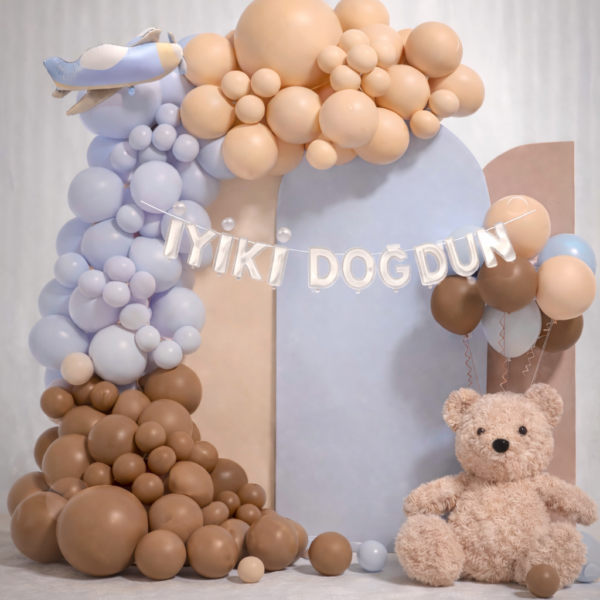 118 Parça Doğum Günü Balon Konsepti - İyiki Doğdun Seti ENG-B1025