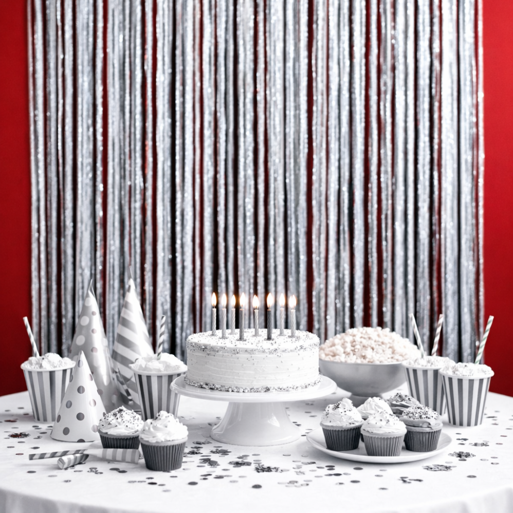 Gümüş Fon Perde - ENG- ARKA FON