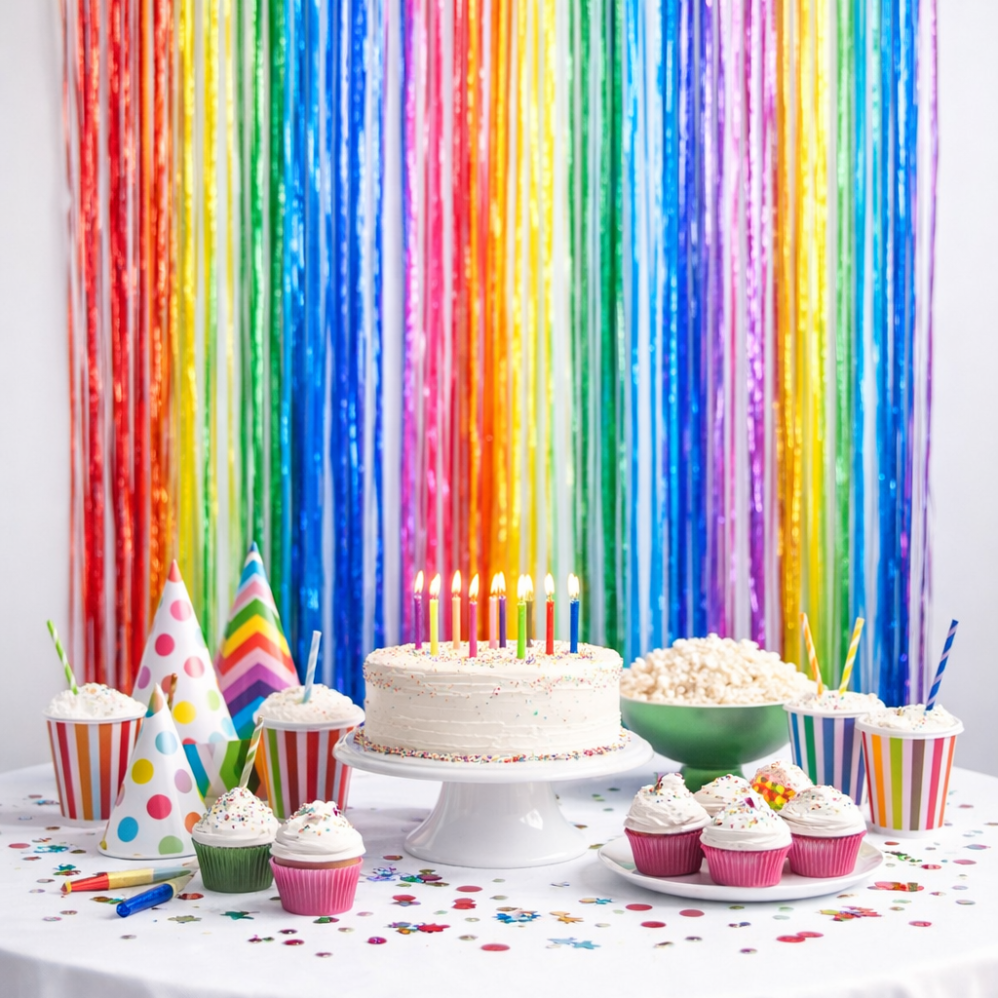 Gökkuşağı Arka Fon Perde - ENG- ARKA FON