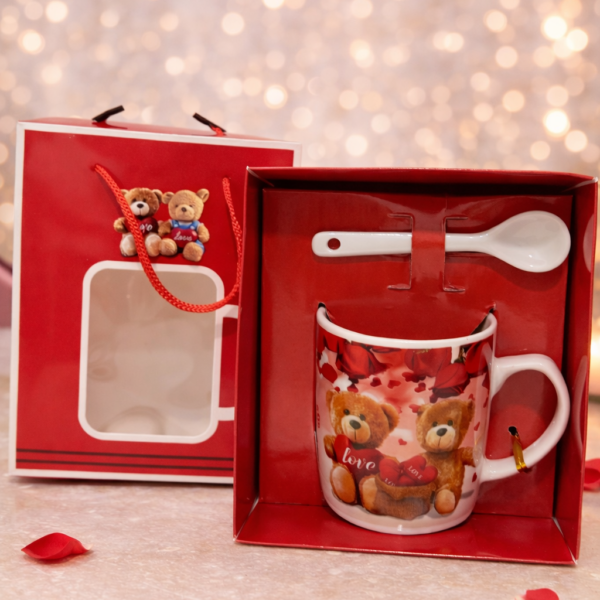 Ayıcık Temalı Kupa ve Kaşık Hediye Seti ENG-KB-23-2