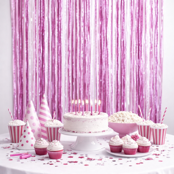 Pembe Fon Perde - ENG- ARKA FON