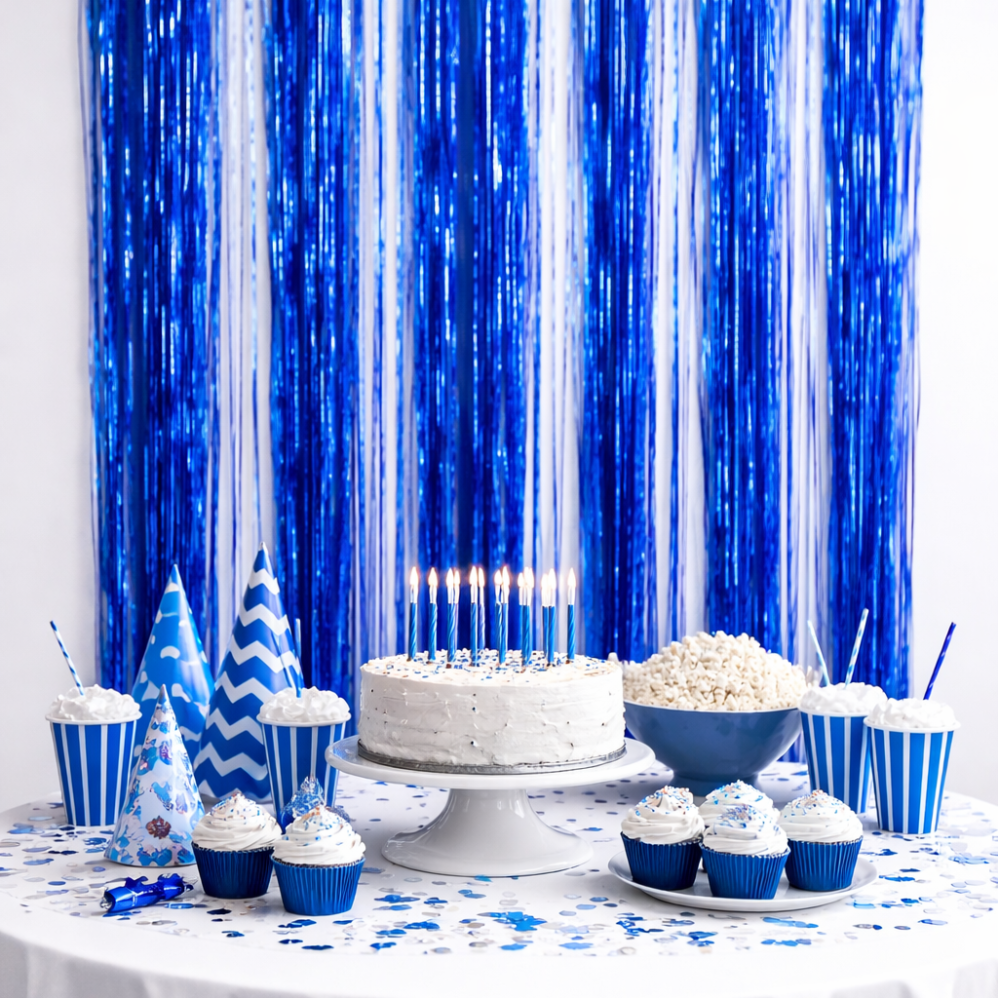 Mavi Fon Perde - ENG- ARKA FON