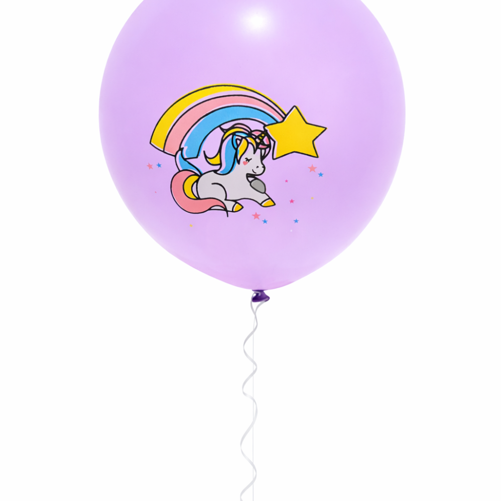 10 Adet Unicorn Karakter Balon - ENG-B1115