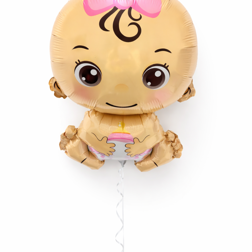 18 İnç Kız Bebek Folyo Balon - Baby Shower Cinsiyet Folyo Balon ENG-B1032