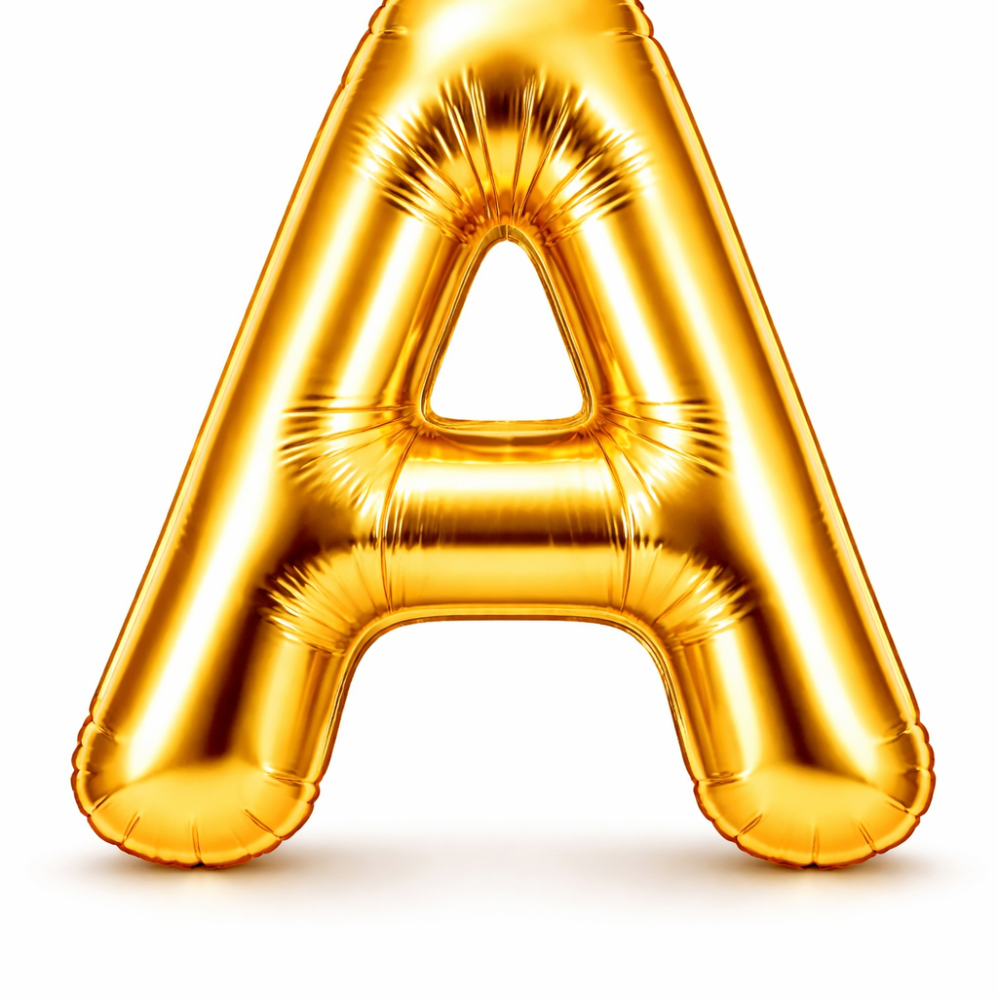 A Harfi Gold Folyo Balon