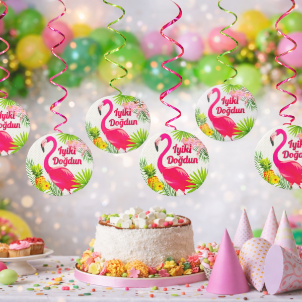Flamingo Temalı Banner