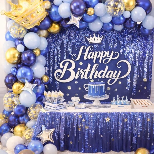 100 Parça Doğum Günü Balon Konsepti - Happy Birthday Seti ENG-B1091