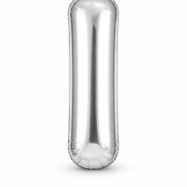 I Harfi Gümüş Folyo Balon