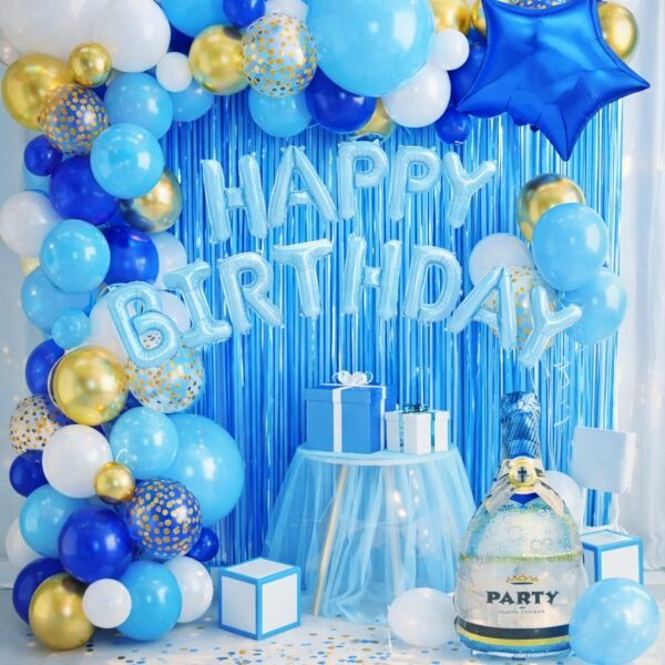 88 Parça Doğum Günü Balon Konsepti - Happy Birthday Seti ENG-B1040