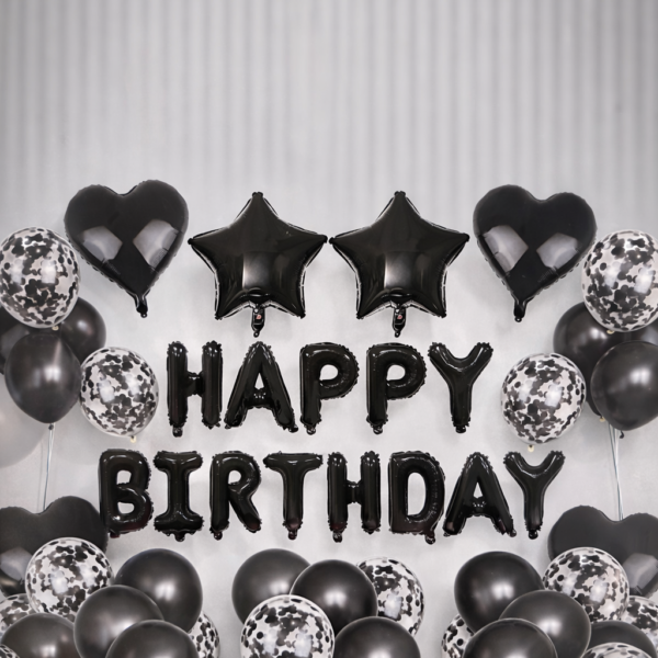 41 Parça Doğum Günü Balon Konsepti - Happy Birthday Seti ENG-B1059