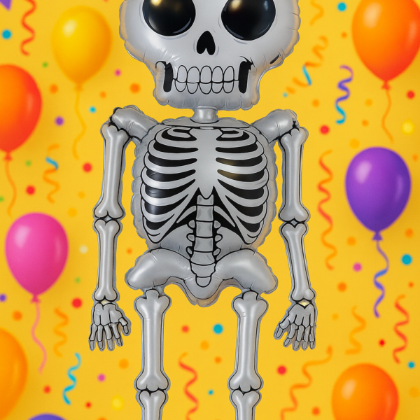 İskelet Folyo Balon 83 cm Cadılar Bayramı ve Parti Dekoru | ENG-46 |