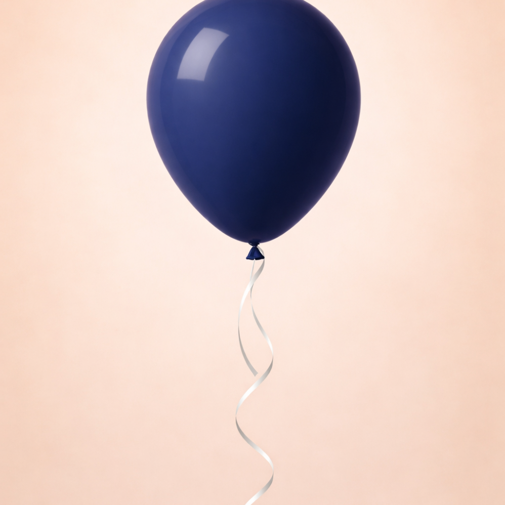 Lacivert Lateks Balon