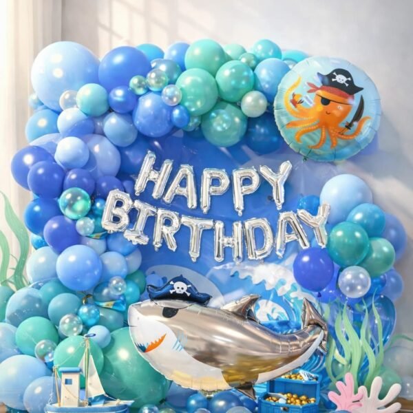 68 Parça Doğum Günü Balon Konsepti - Happy Birthday Seti ENG-B1042