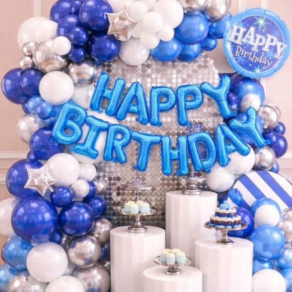 69 Parça Doğum Günü Balon Konsepti - Happy Birthday Seti ENG-B1022