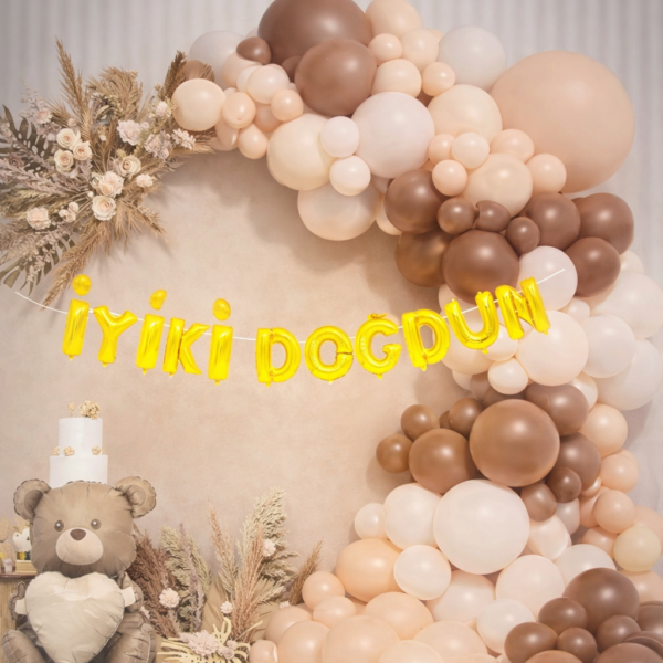 115 Parça Doğum Günü Balon Konsepti - İyi Ki Doğdun Seti ENG-B1028