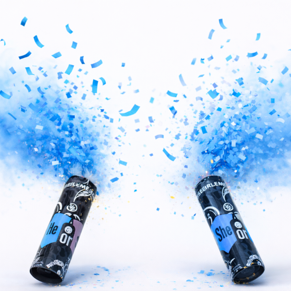 Mavi Renk Cinsiyet Konfeti