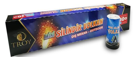 3” Dış Mekan Silindir Volkan
