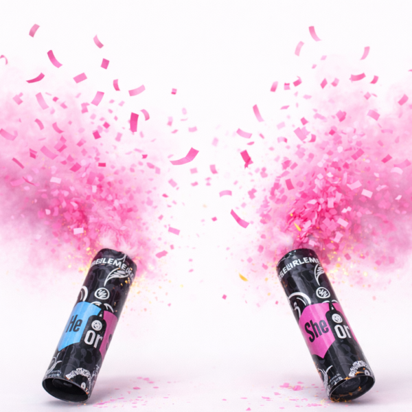 Pembe Renk Cinsiyet Konfeti